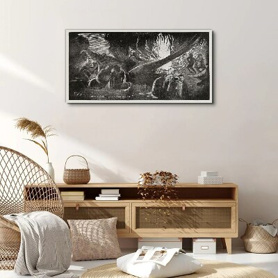 Tablou canvas Pierdut în întuneric