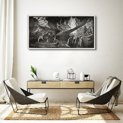 Tablou canvas Pierdut în întuneric