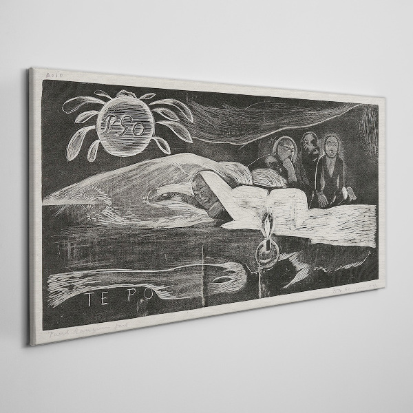 Tablou canvas Te Po - Ralph Hotere