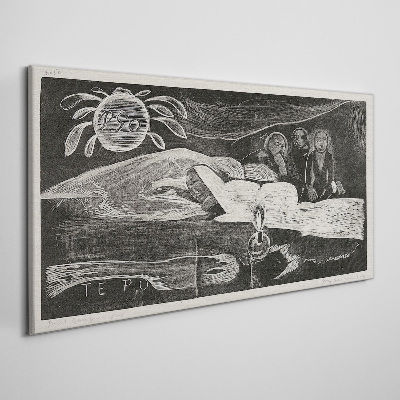 Tablou canvas Te Po - Ralph Hotere