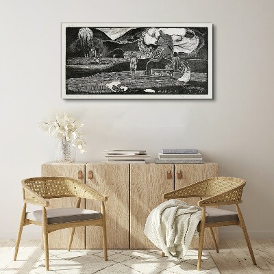 Tablou canvas Peisaj cu figură și natură