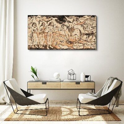 Tablou canvas Scenă istorică pe fundalul naturii