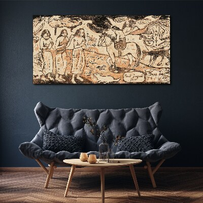 Tablou canvas Scenă istorică pe fundalul naturii