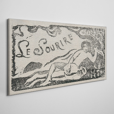 Tablou canvas Zâmbește în mișcare
