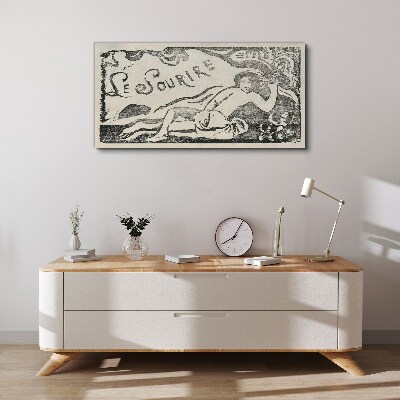 Tablou canvas Zâmbește în mișcare