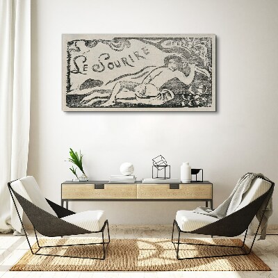 Tablou canvas Zâmbește în mișcare