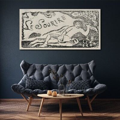 Tablou canvas Zâmbește în mișcare