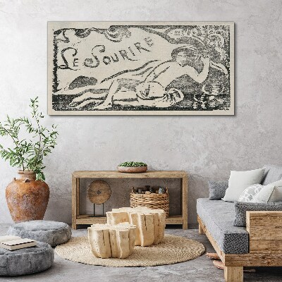 Tablou canvas Zâmbește în mișcare