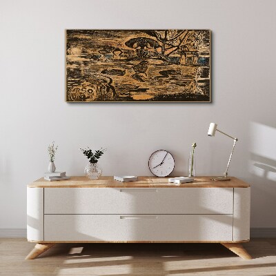 Tablou canvas După-amiază de vară la lac