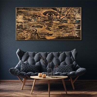Tablou canvas După-amiază de vară la lac
