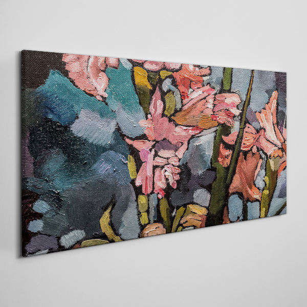 Tablou canvas Peisaj floral în nuanțe de roz
