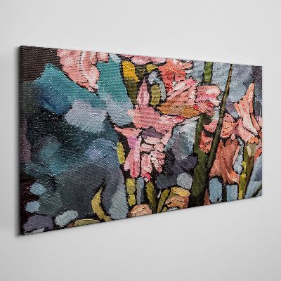 Tablou canvas Peisaj floral în nuanțe de roz