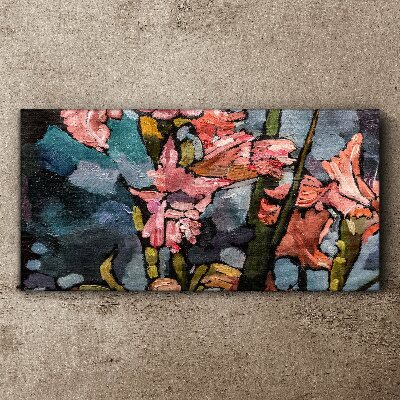 Tablou canvas Peisaj floral în nuanțe de roz