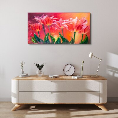 Tablou canvas florile plantei