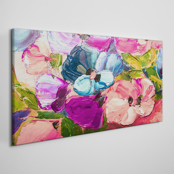 Tablou canvas O revoltă florală de culori
