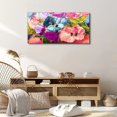 Tablou canvas O revoltă florală de culori