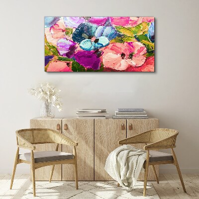Tablou canvas O revoltă florală de culori