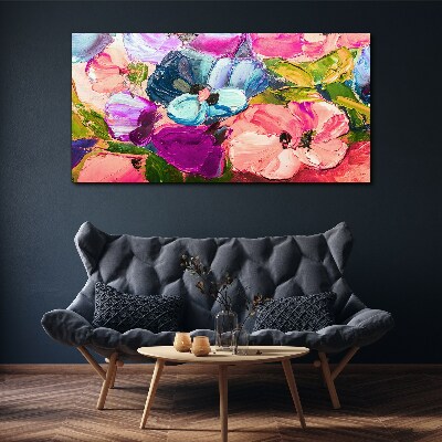 Tablou canvas O revoltă florală de culori