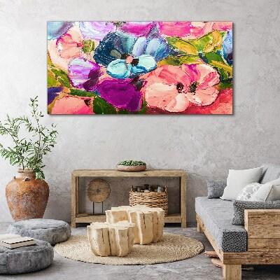 Tablou canvas O revoltă florală de culori