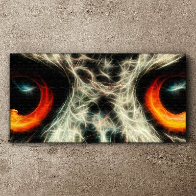 Tablou canvas Ochi de foc și mister
