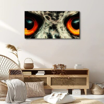Tablou canvas Ochi de foc și mister