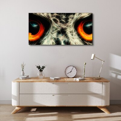 Tablou canvas Ochi de foc și mister