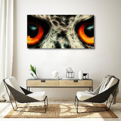 Tablou canvas Ochi de foc și mister
