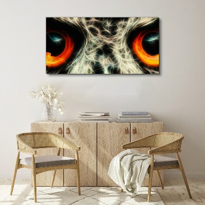 Tablou canvas Ochi de foc și mister