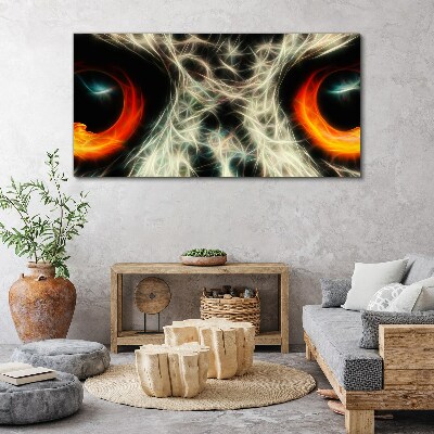 Tablou canvas Ochi de foc și mister