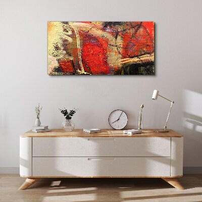 Tablou canvas Peisaj abstract cu culori intense