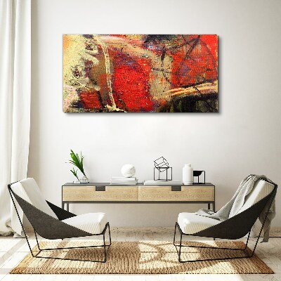 Tablou canvas Peisaj abstract cu culori intense