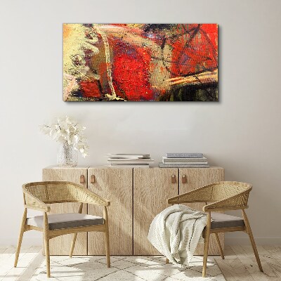 Tablou canvas Peisaj abstract cu culori intense