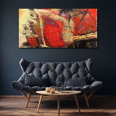 Tablou canvas Peisaj abstract cu culori intense