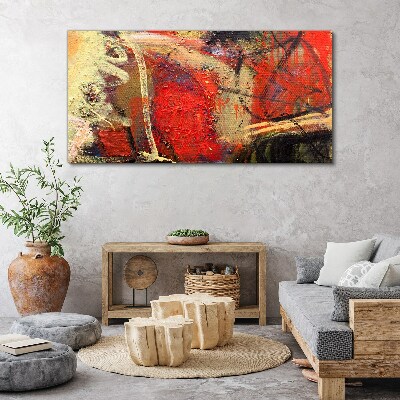 Tablou canvas Peisaj abstract cu culori intense
