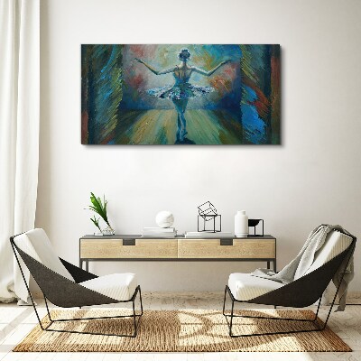 Tablou canvas Dansator de balet abstract