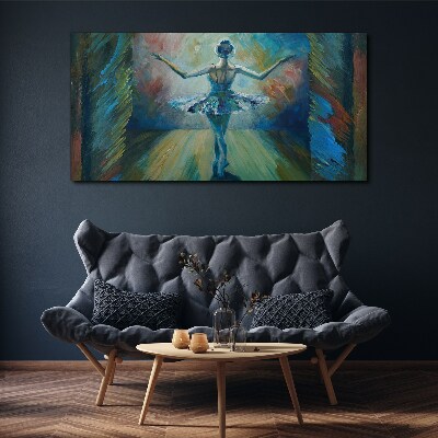 Tablou canvas Dansator de balet abstract