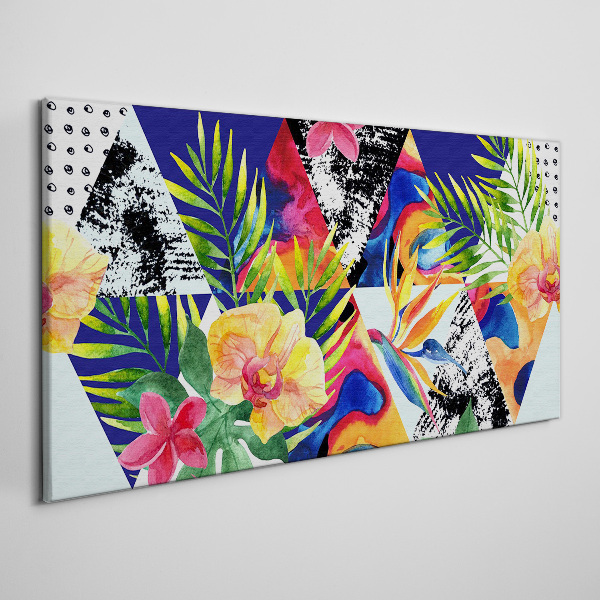 Tablou canvas Mozaic tropical de culori