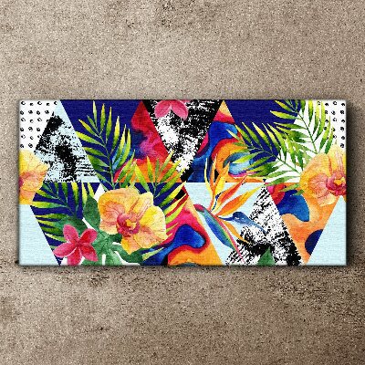 Tablou canvas Mozaic tropical de culori