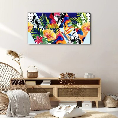 Tablou canvas Mozaic tropical de culori
