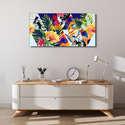 Tablou canvas Mozaic tropical de culori