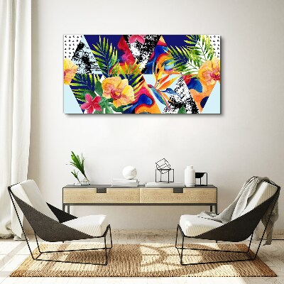 Tablou canvas Mozaic tropical de culori