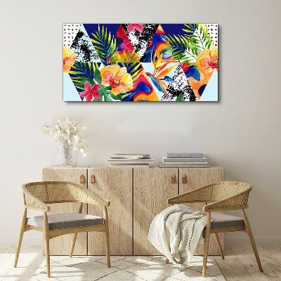 Tablou canvas Mozaic tropical de culori