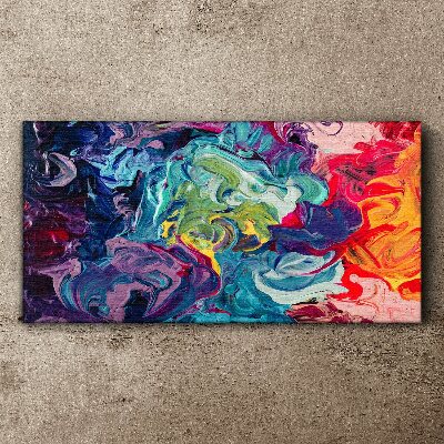 Tablou canvas Un vârtej colorat de emoții