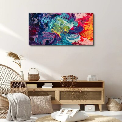 Tablou canvas Un vârtej colorat de emoții