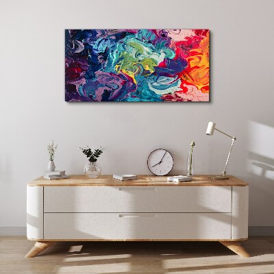 Tablou canvas Un vârtej colorat de emoții