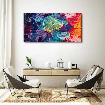 Tablou canvas Un vârtej colorat de emoții