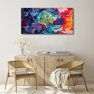 Tablou canvas Un vârtej colorat de emoții