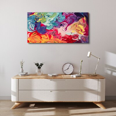 Tablou canvas Un vârtej colorat de emoții