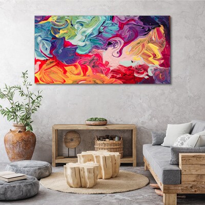 Tablou canvas Un vârtej colorat de emoții