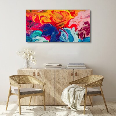 Tablou canvas Un val colorat de emoții